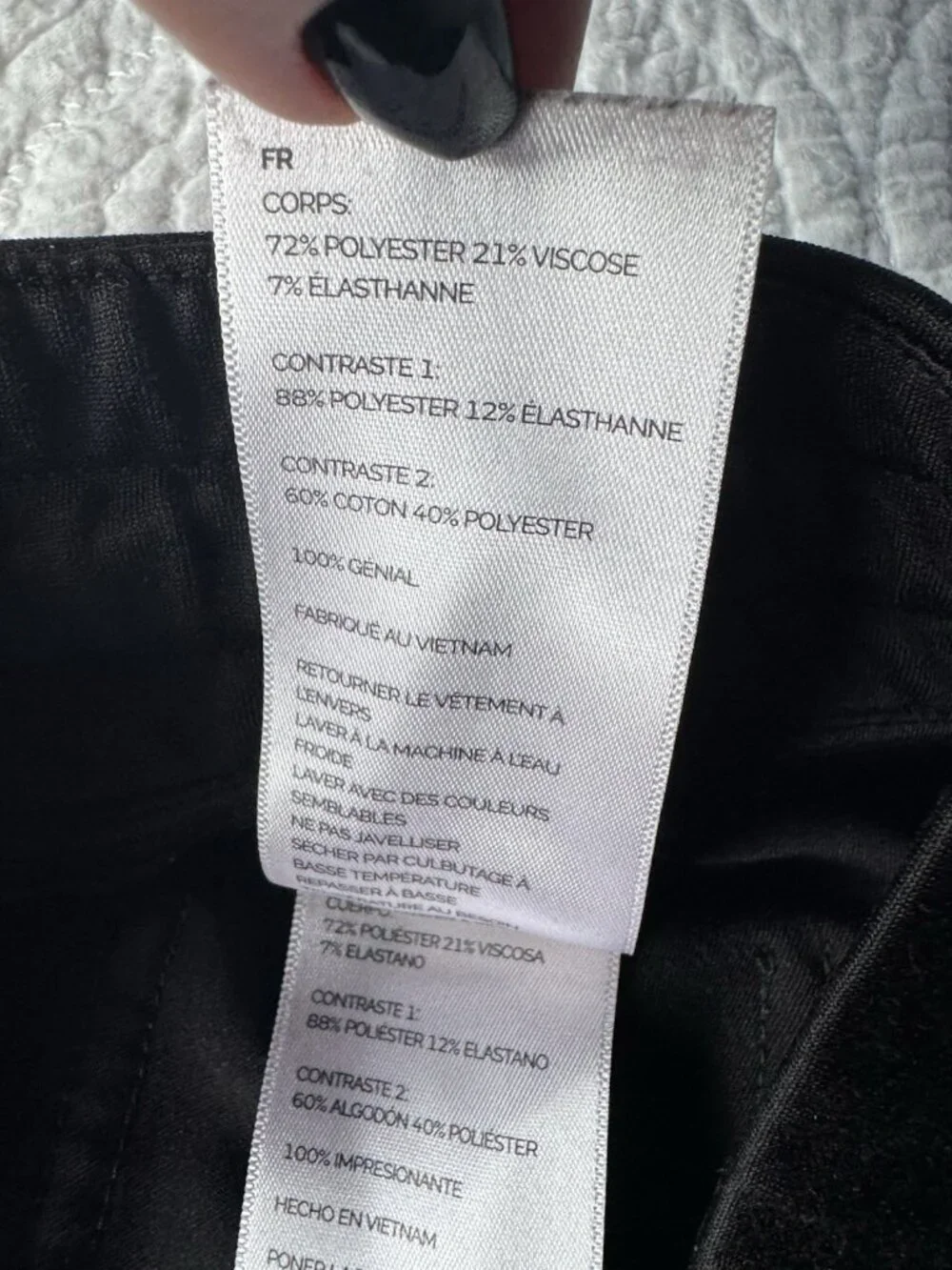 Figs Women's Sz XSP Zamora Black Tech Coll Scrub Pants Joggers Double Drawstring